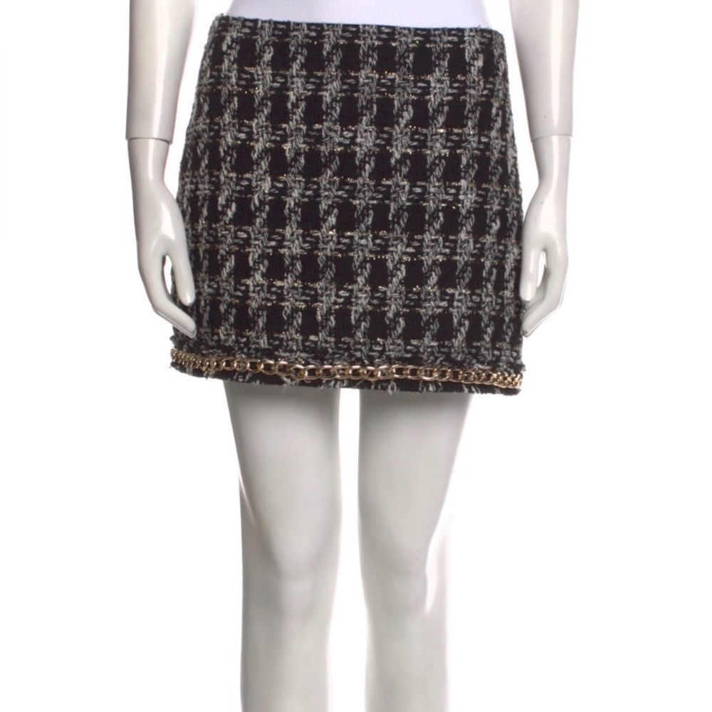 Alice + Olivia Tweed Pattern
Mini Skirt